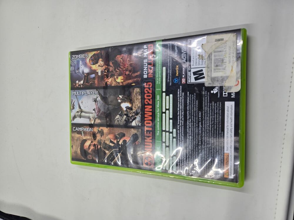 Call of Duty: Black Ops II (Xbox 360, 2012) Activision Treyarch COD BO2